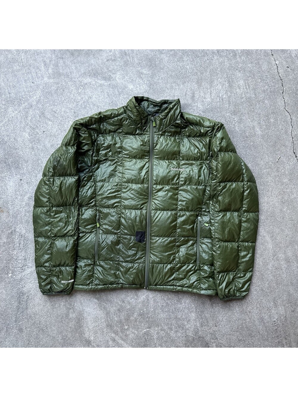 Montbell Superior 800 Goose Down Green Men’s L Ultralight Puffer Jacket Coat